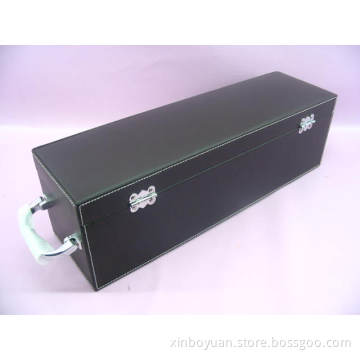 leather wine packing case